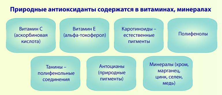 Роль антиоксидантов